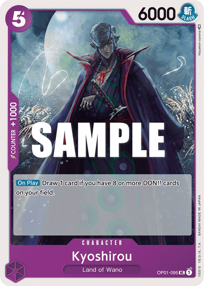 Kyoshirou OP01-095 Romance Dawn One Piece Karte