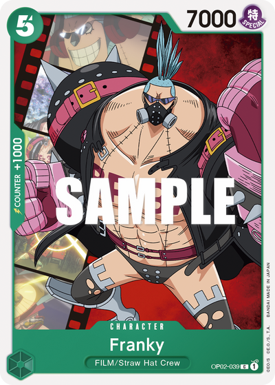 Franky OP02-039 Paramount War One Piece Karte