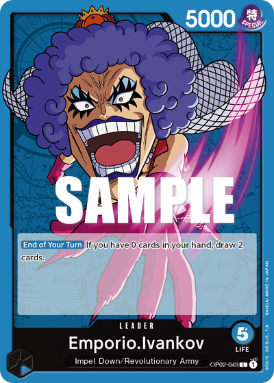 Emporio.Ivankov OP02-049 Paramount War One Piece Karte