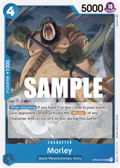 Morley OP02-061 Paramount War One Piece Karte