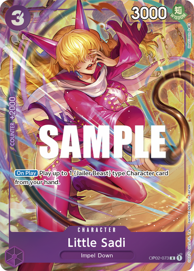 Little Sadi OP02-073 (Parallel 1) Paramount War One Piece Karte