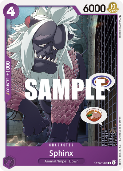 Sphinx OP02-088 Paramount War One Piece Karte