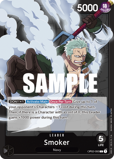Smoker OP02-093 Paramount War One Piece Karte