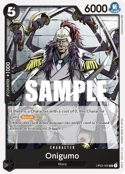 Onigumo OP02-095 Paramount War One Piece Karte