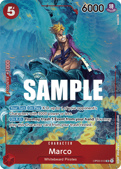Marco OP03-013 (Parallel 1) Pillars of Strength One Piece Karte