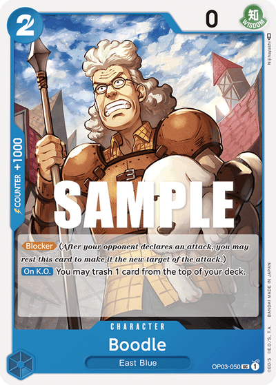 Boodle OP03-050 Pillars of Strength One Piece Karte