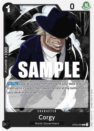Corgy OP03-083 Pillars of Strength One Piece Karte