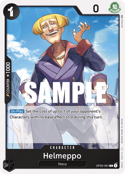 Helmeppo OP03-091 Pillars of Strength One Piece Karte