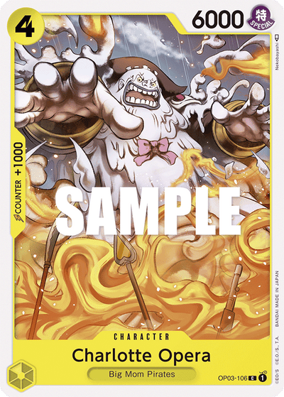 Charlotte Opera OP03-106 Pillars of Strength One Piece Karte