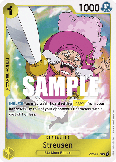 Streusen OP03-115 Pillars of Strength One Piece Karte