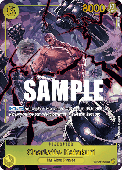 Charlotte Katakuri OP03-123 (Parallel 1) Pillars of Strength One Piece Karte
