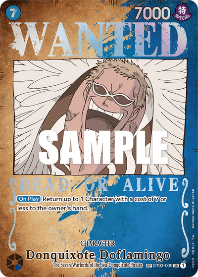 Donquixote Doflamingo ST03-009 (Parallel 1) Pillars of Strength One Piece Karte
