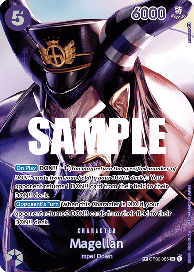 Magellan OP02-085 (Parallel 2) Kingdoms of Intrigue One Piece Karte