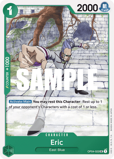 Eric OP04-022 Kingdoms of Intrigue One Piece Karte
