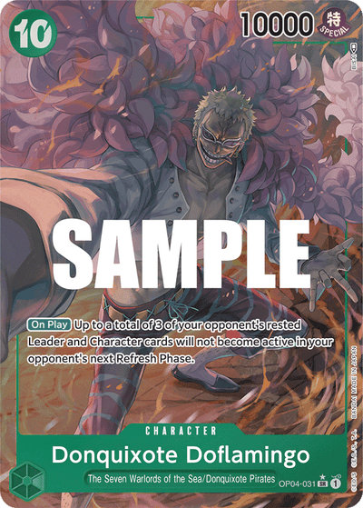 Donquixote Doflamingo OP04-031 (Parallel 1) Kingdoms of Intrigue One Piece Karte
