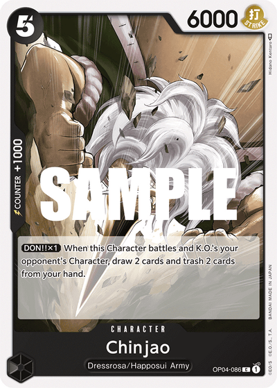 Chinjao OP04-086 Kingdoms of Intrigue One Piece Karte
