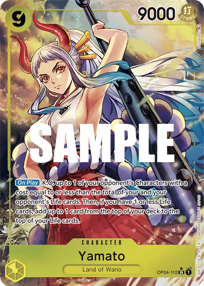 Yamato OP04-112 (Parallel 1) Kingdoms of Intrigue One Piece Karte