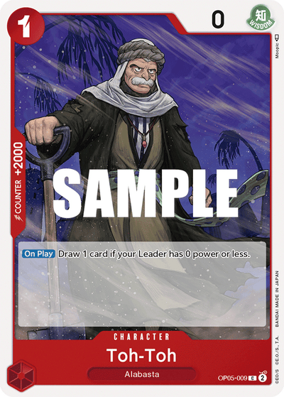 Toh-Toh OP05-009 Awakening of the New Era One Piece Karte