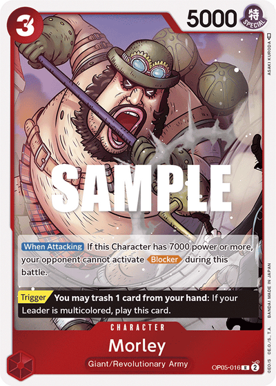 Morley OP05-016 Awakening of the New Era One Piece Karte