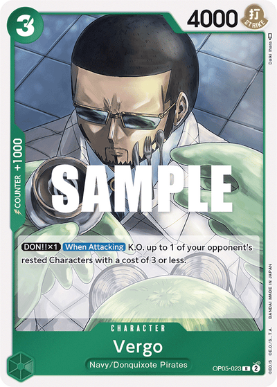 Vergo OP05-023 Awakening of the New Era One Piece Karte