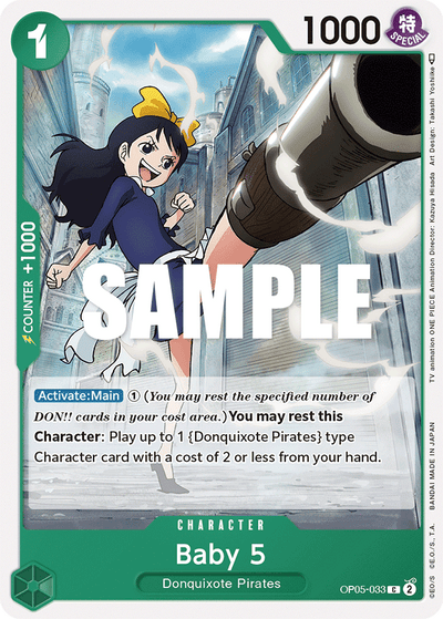 Baby 5 OP05-033 Awakening of the New Era One Piece Karte
