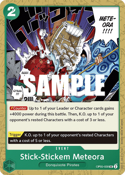 Stick-Stickem Meteora OP05-039 Awakening of the New Era One Piece Karte