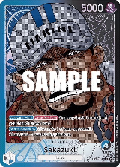 Sakazuki OP05-041 (Parallel 1) Awakening of the New Era One Piece Karte