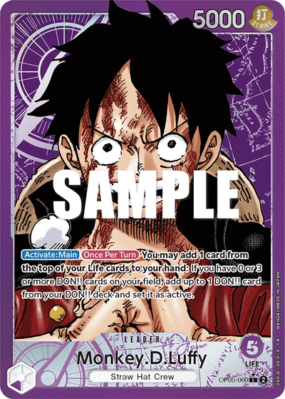 Monkey.D.Luffy OP05-060 (Parallel 1) Awakening of the New Era One Piece Karte