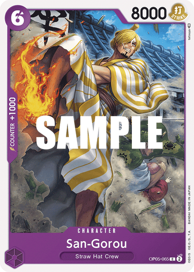 San-Gorou OP05-065 Awakening of the New Era One Piece Karte