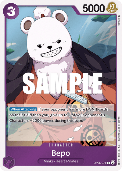 Bepo OP05-071 Awakening of the New Era One Piece Karte