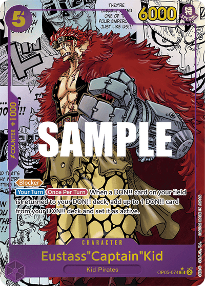 Eustass"Captain"Kid OP05-074 (Parallel 2) Awakening of the New Era One Piece Karte