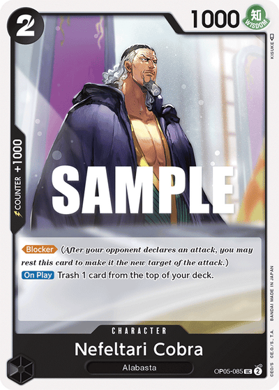 Nefeltari Cobra OP05-085 Awakening of the New Era One Piece Karte