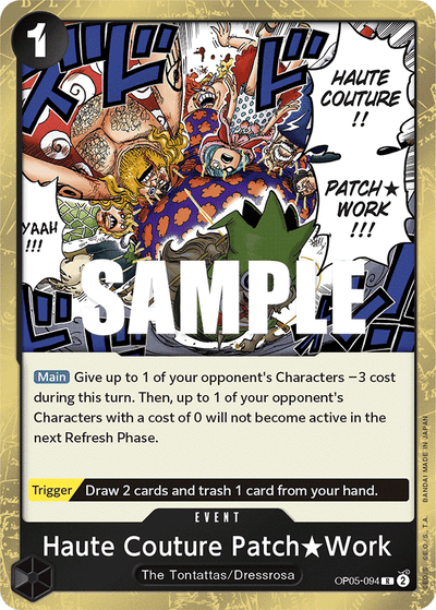 Haute Couture Patch★Work OP05-094 Awakening of the New Era One Piece Karte
