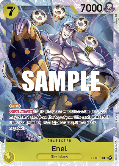 Enel OP05-100 Awakening of the New Era One Piece Karte