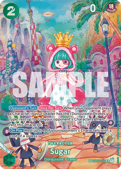 Sugar OP04-024 (Parallel 2) Wings of the Captain One Piece Karte
