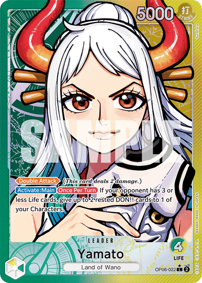Yamato OP06-022 (Parallel 1) Wings of the Captain One Piece Karte