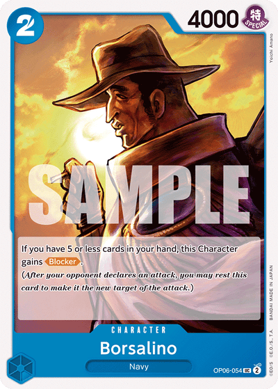 Borsalino OP06-054 Wings of the Captain One Piece Karte