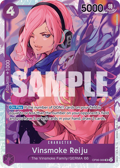Vinsmoke Reiju OP06-069 Wings of the Captain One Piece Karte