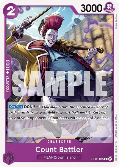 Count Battler OP06-075 Wings of the Captain One Piece Karte
