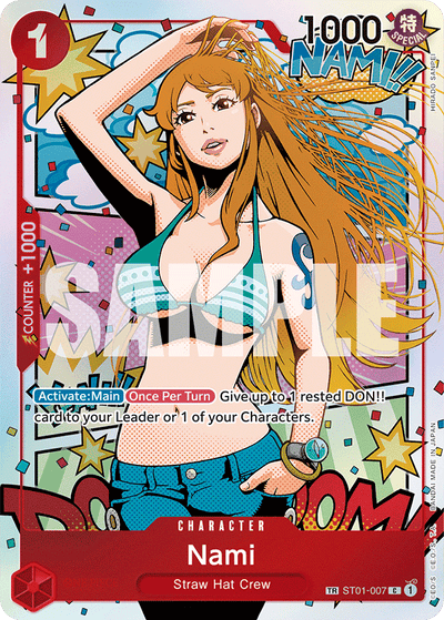 Nami ST01-007 (Parallel 3) Wings of the Captain One Piece Karte
