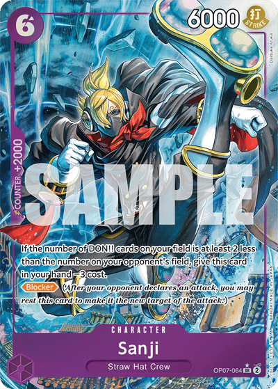 Sanji OP07-064 (Parallel 1) 500 Years in the Future One Piece Karte