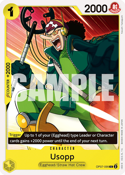 Usopp OP07-099 500 Years in the Future One Piece Karte