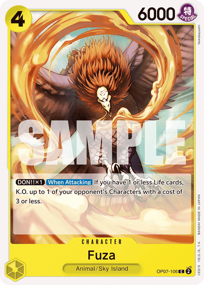 Fuza OP07-106 500 Years in the Future One Piece Karte