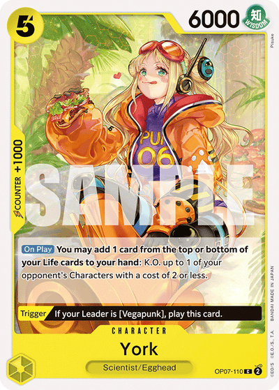 York OP07-110 500 Years in the Future One Piece Karte