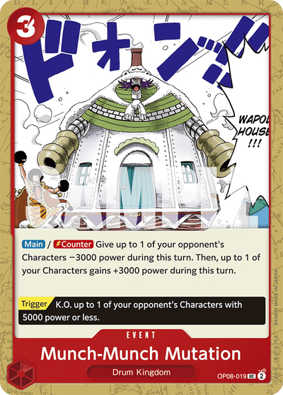 Munch-Munch Mutation OP08-019 Two Legends One Piece Karte