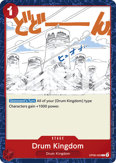 Drum Kingdom OP08-020 Two Legends One Piece Karte