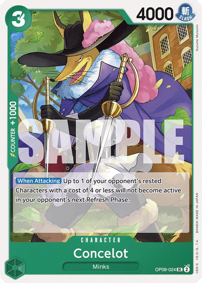 Concelot OP08-024 Two Legends One Piece Karte