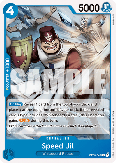 Speed Jil OP08-049 Two Legends One Piece Karte