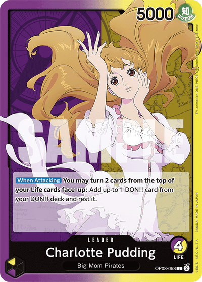 Charlotte Pudding OP08-058 Two Legends One Piece Karte