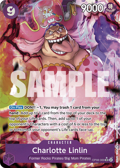 Charlotte Linlin OP08-069 (Parallel 1) Two Legends One Piece Karte